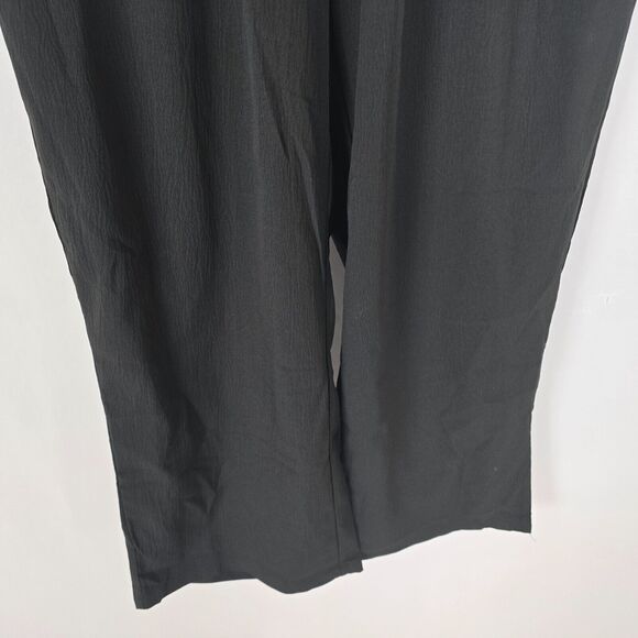 Bloomchic Pants Women's 1X Button Accent Elastic Waist Pocket Black NWT - Picture 4 of 15
